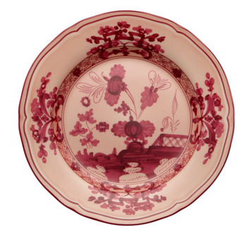 Ginori 1735 Oriente Italiano Bread Plate - Vermiglio (Red)
